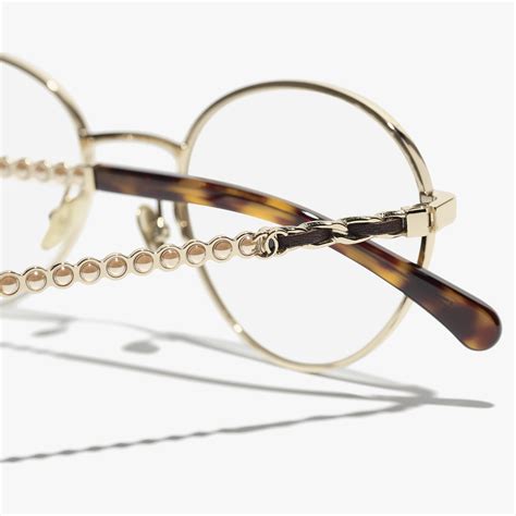 CHANEL Eyeglasses: Round Eyeglasses, metal — Fashion